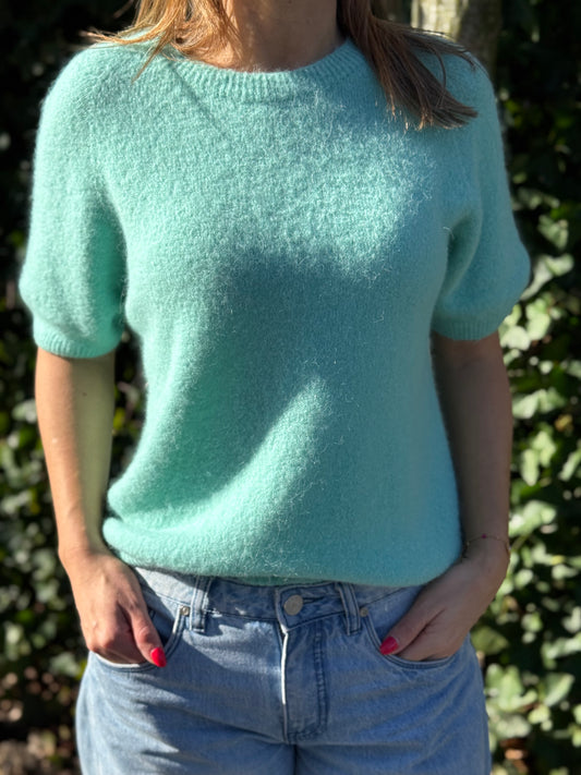 Alpaca trui Lisa Lichtgroen