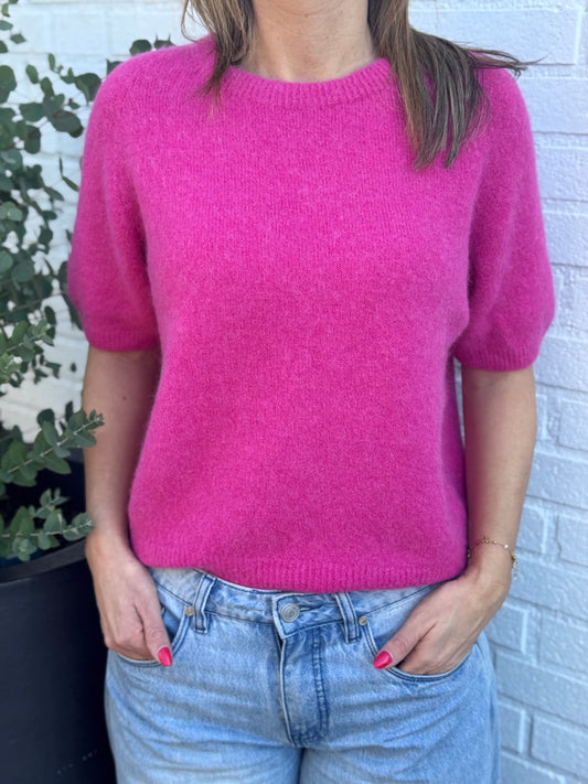 Alpaca trui Lisa Fuchsia