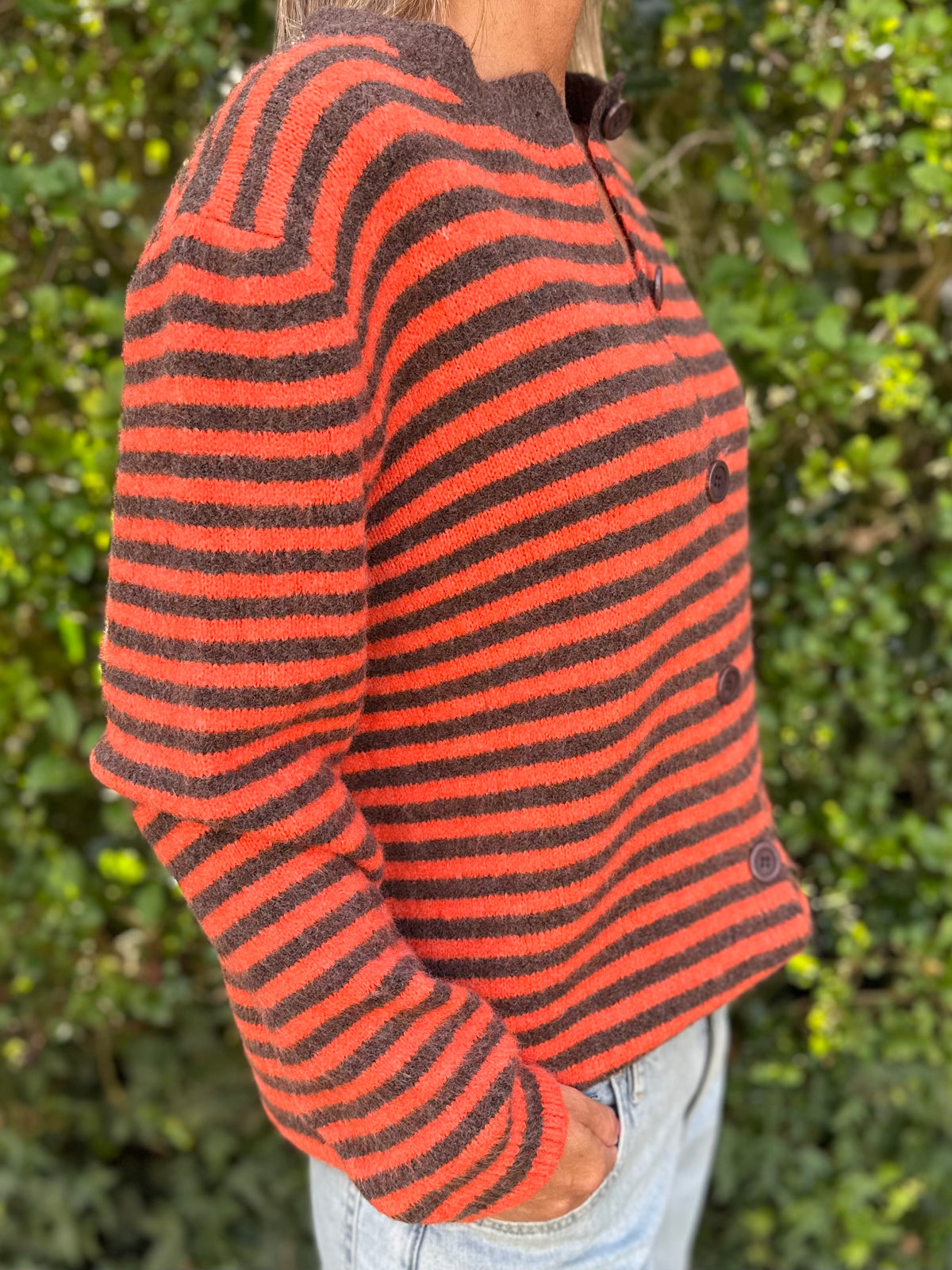 Vest Steep Oranje/Bruin