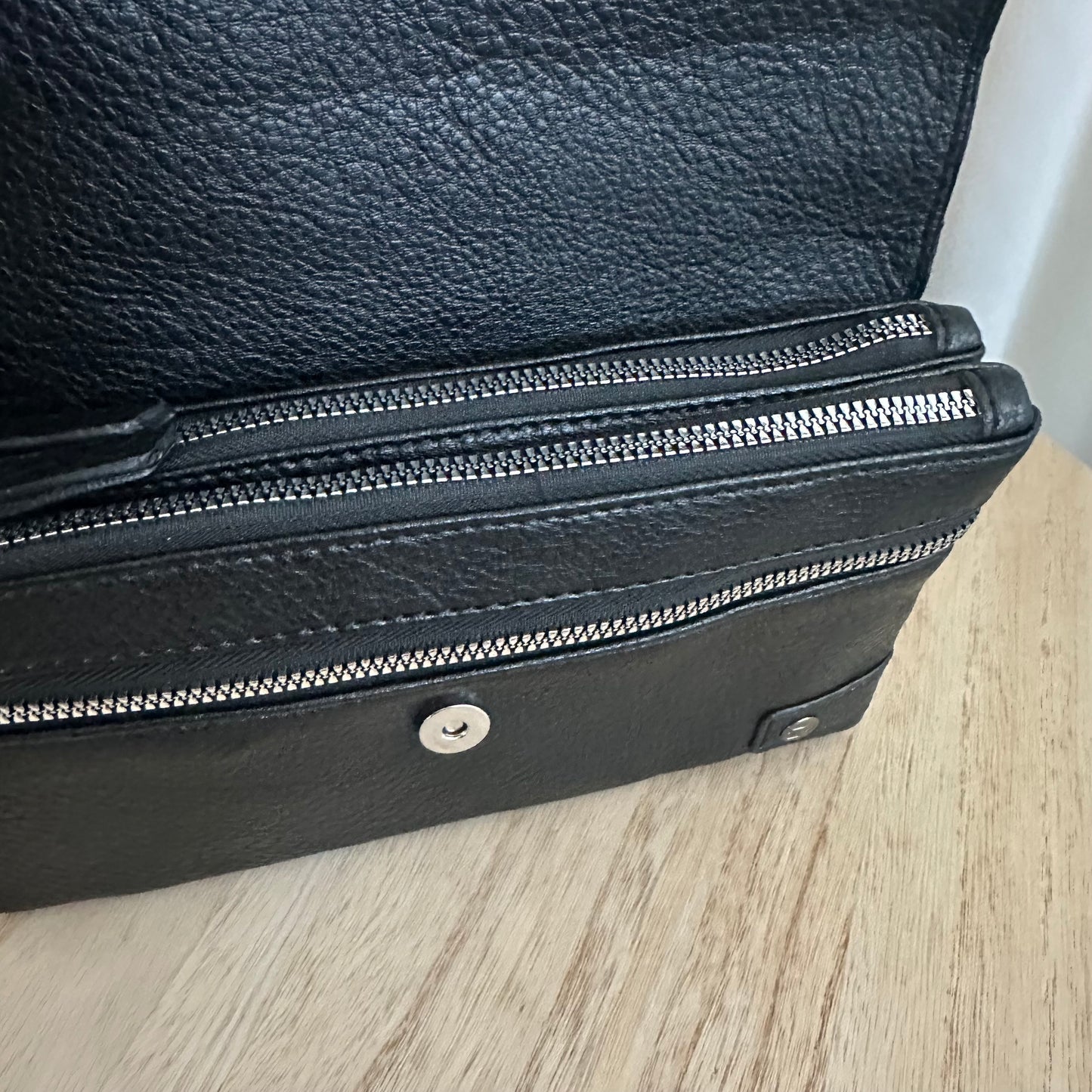 Schoudertasje/crossbody 'Stanfield' inclusief drie banden Zwart