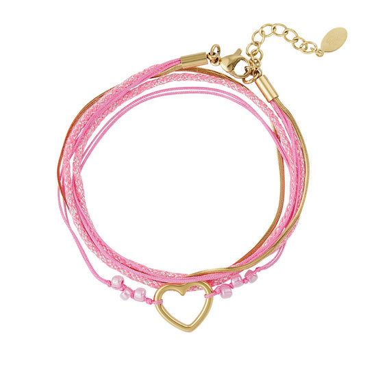 Armband Summer Flow Love Pink