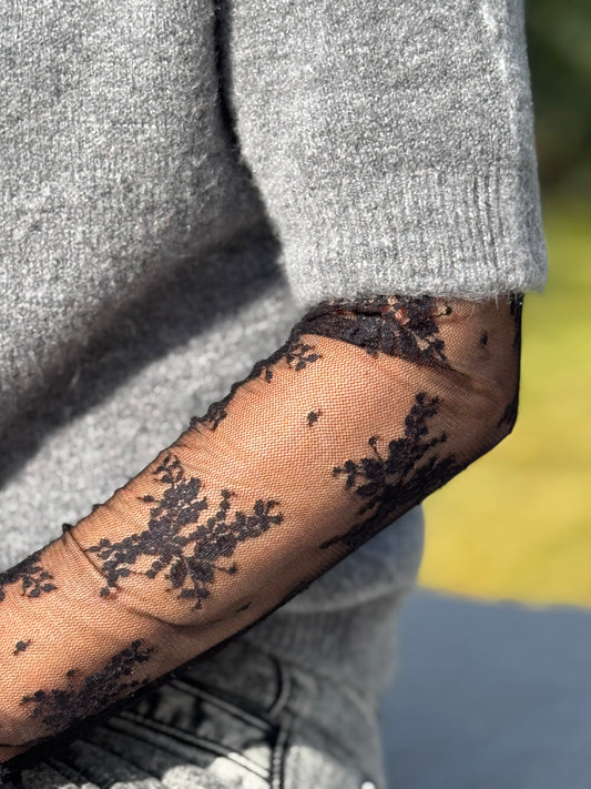 Alpaca Trui Lisa mid-Grijs