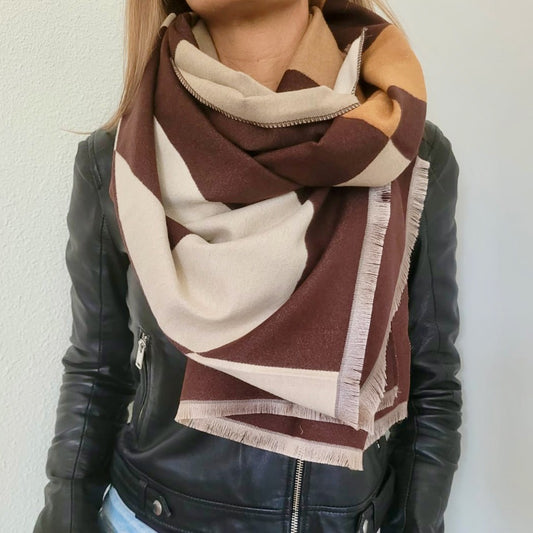 Sjaal Paris Bruin/Camel