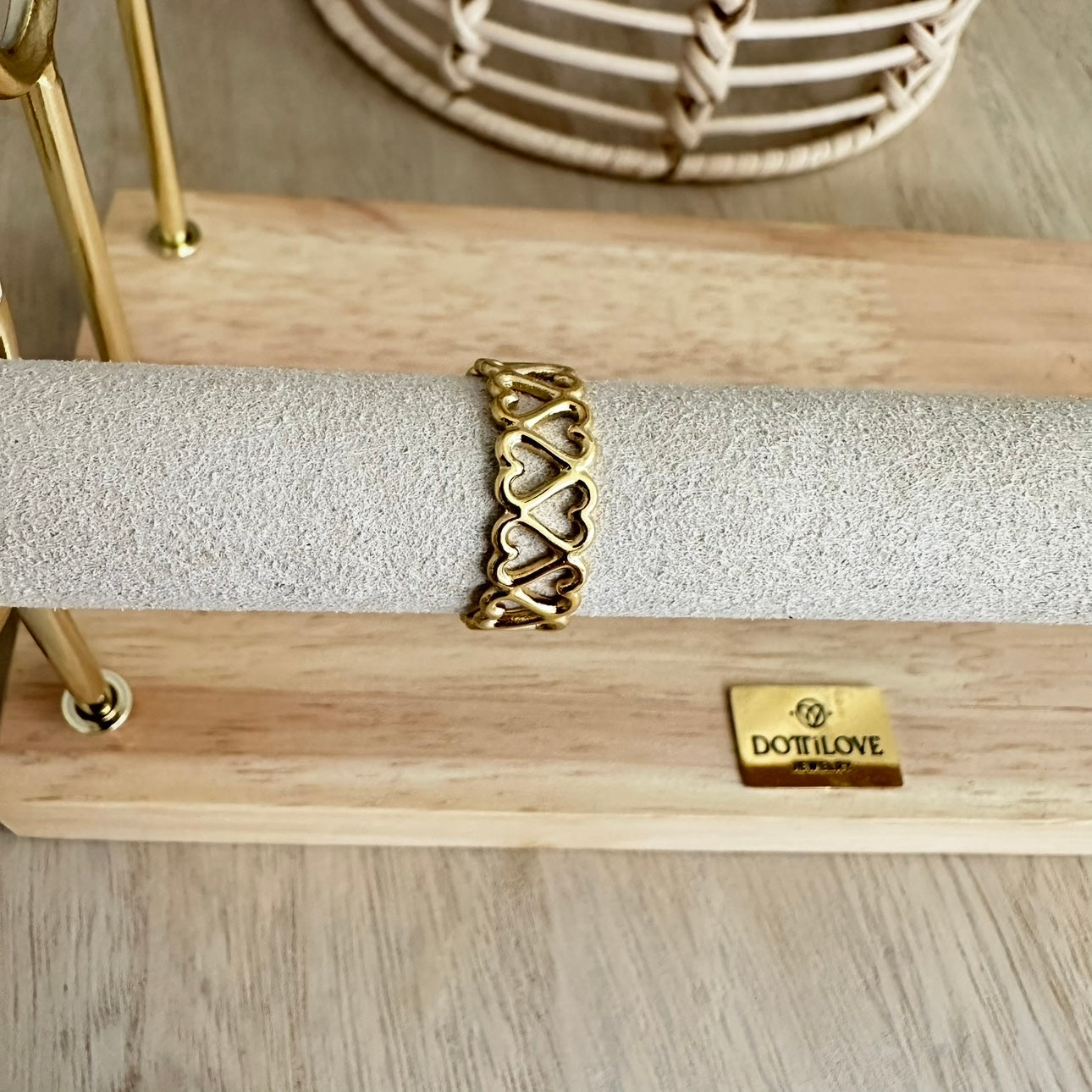 Ring geschakelde hartjes