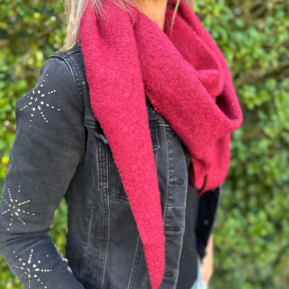 Cosy Sjaal burgundy