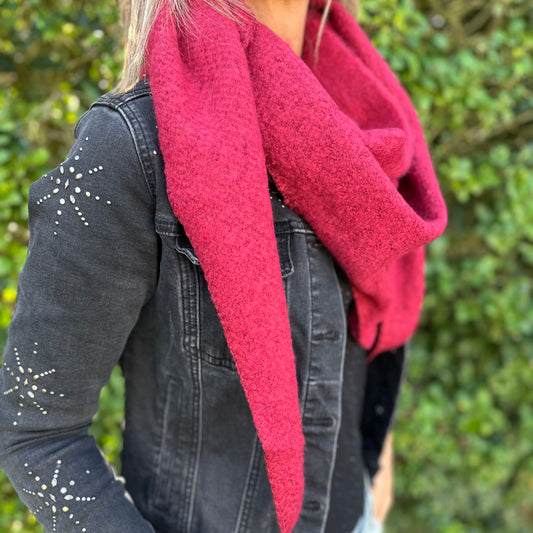 Cosy Sjaal burgundy