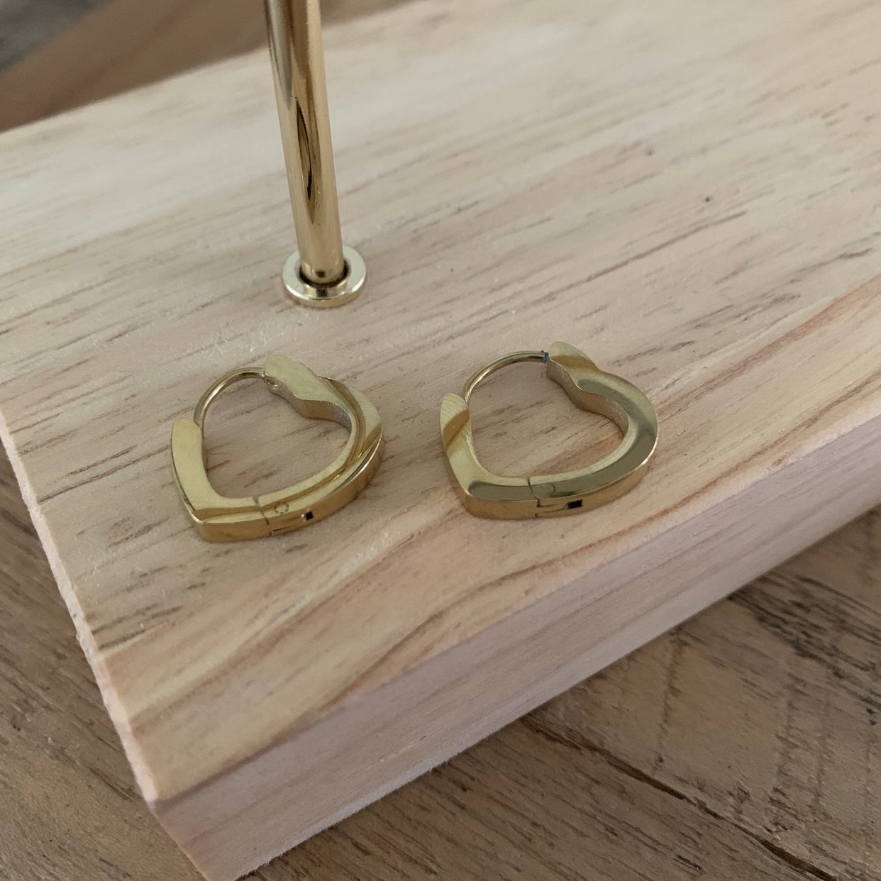 Basic hartvorm oorbellen