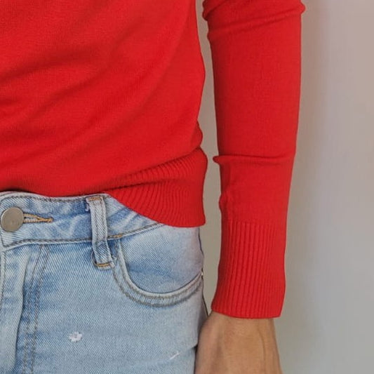 Stijlvolle top Rood XS-S-M