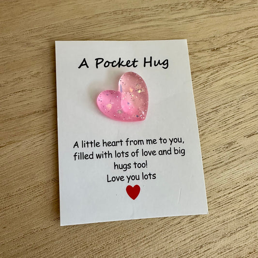 Pocket gift Roze hartje