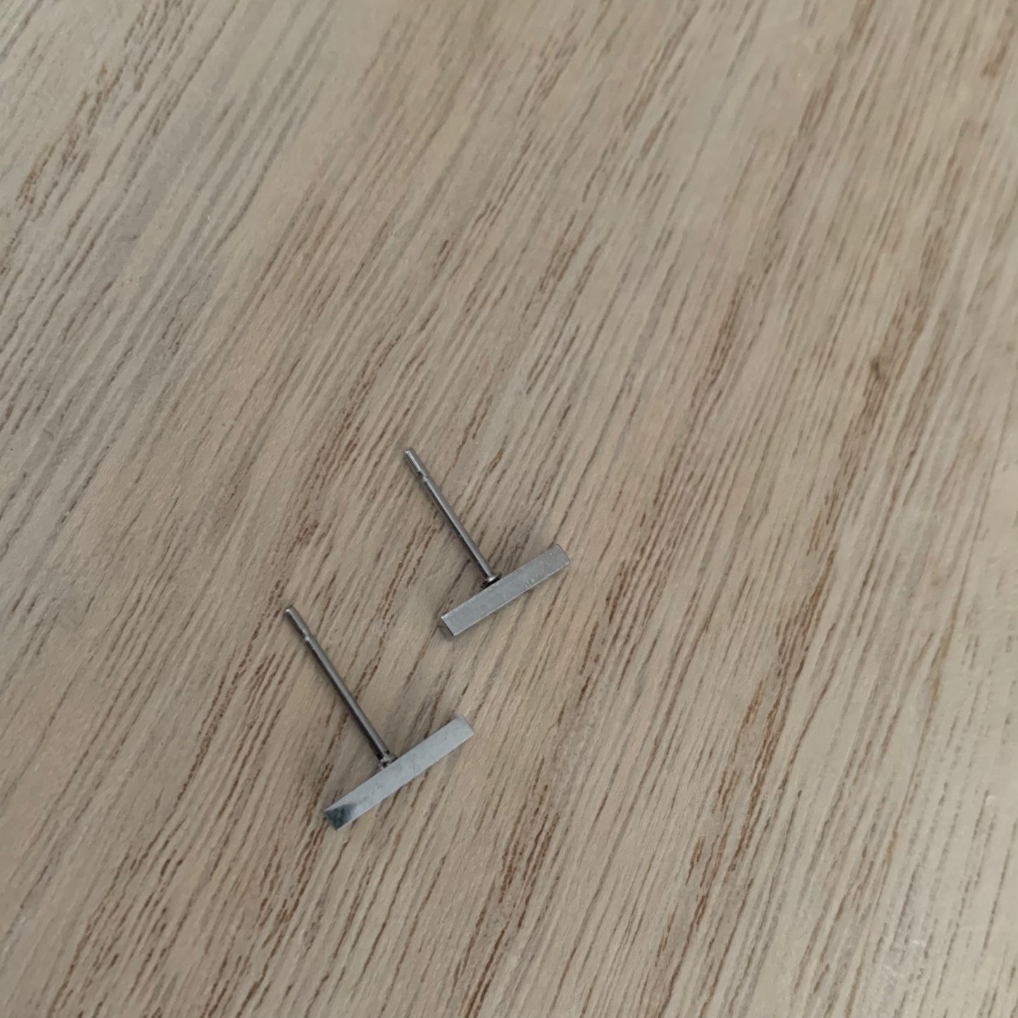 Oorstuds staafje Zilver 1 cm