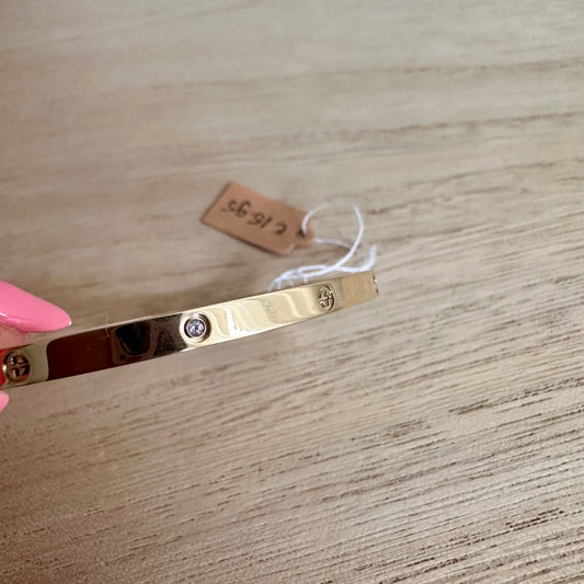 Bangle Goud diamantje