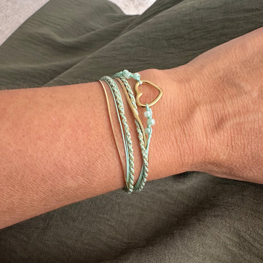 Armband Summer Flow Love Groen