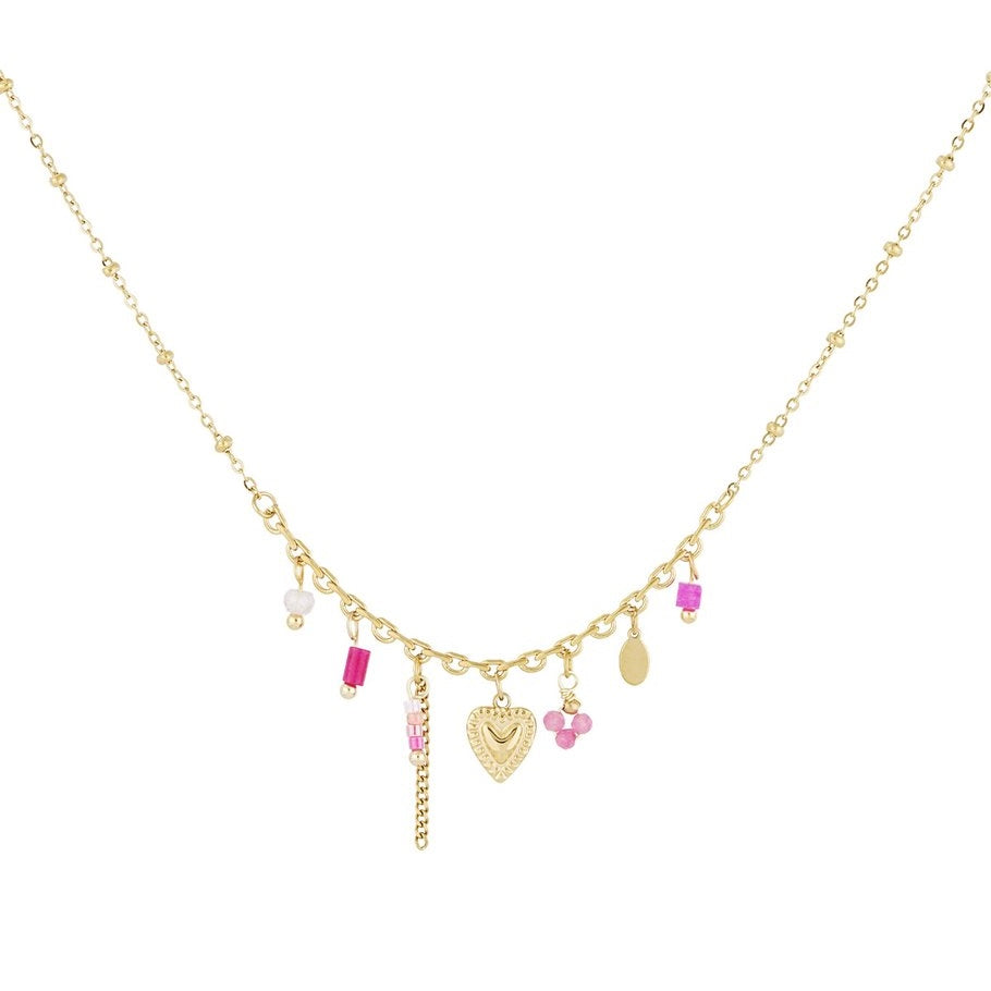Pink Fiësta ketting Pink
