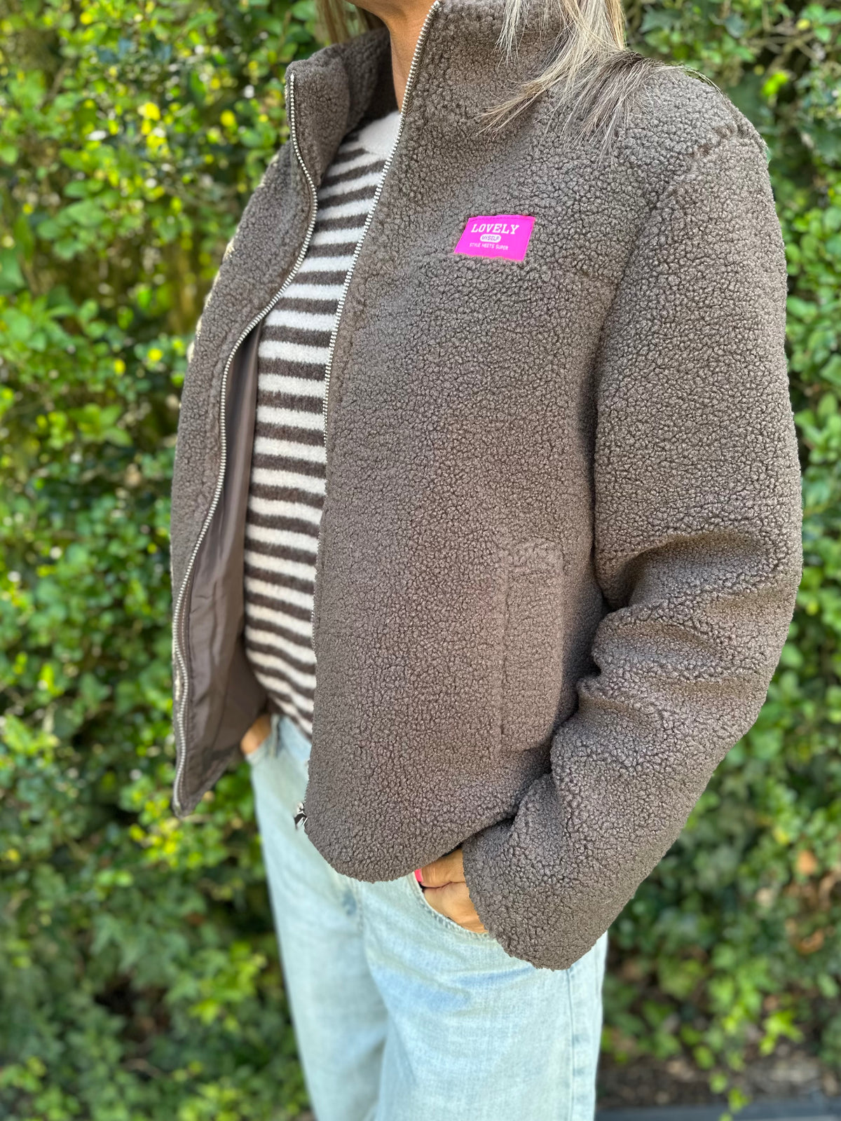 Teddy Jacket Chocobruin patch