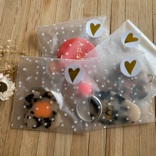 Sleutelhanger ‘Bloem’ gevlekt