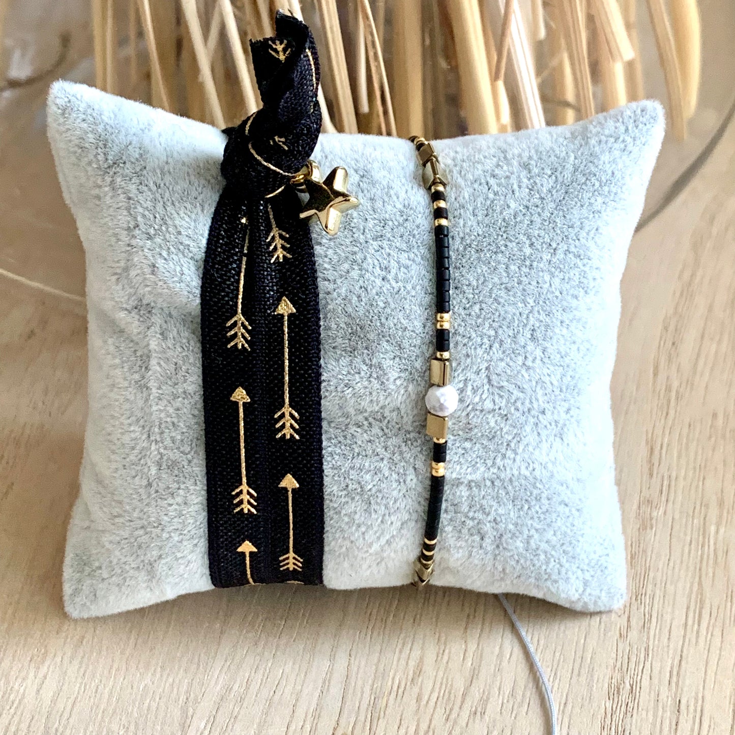 Ibiza setje Zwart/Goud Arrow