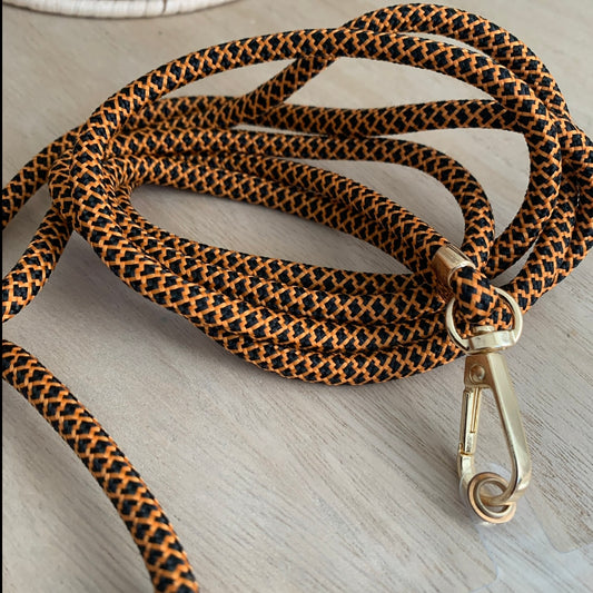 Telefoonkoord Zwart/oranje