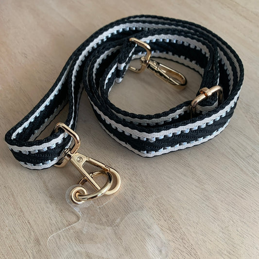 Telefoonband/Tasband Zwart/Beige