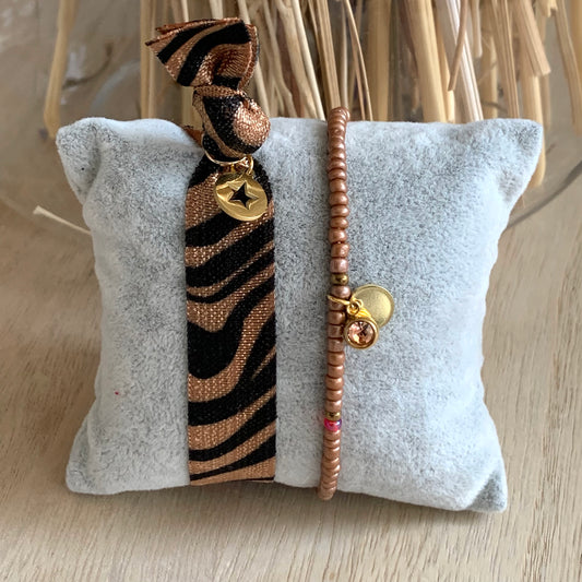 Ibiza setje Bruin/zwart Star