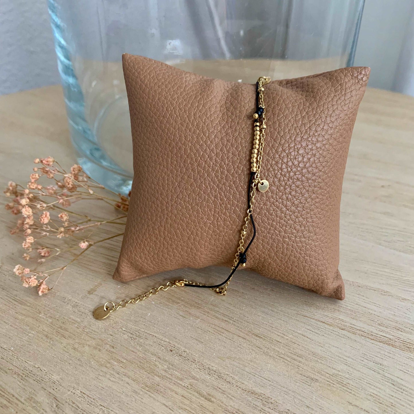 Armandje tweelaags Goud/Zwart