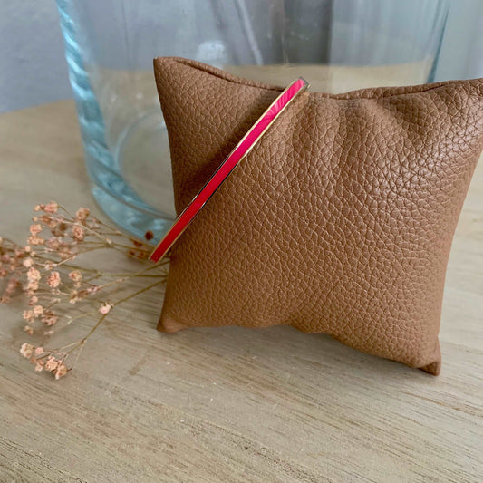 Bangle Goud/Fuchsia