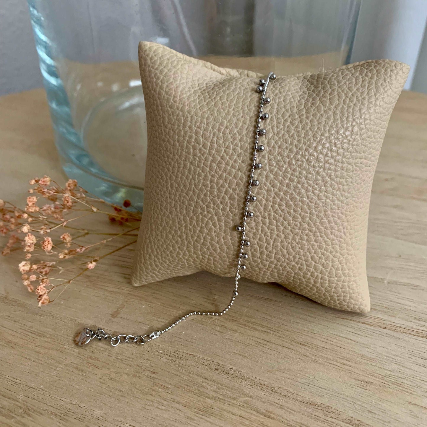 Armbandje Zilver mini bolletjes