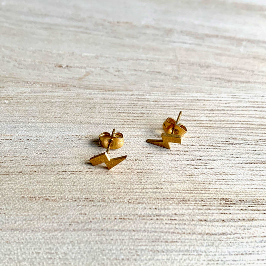 Oorstuds bliksem Goud