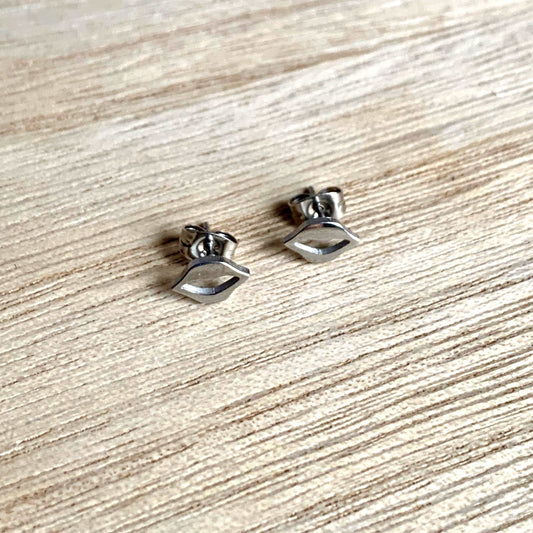 Oorstuds mondje Zilver