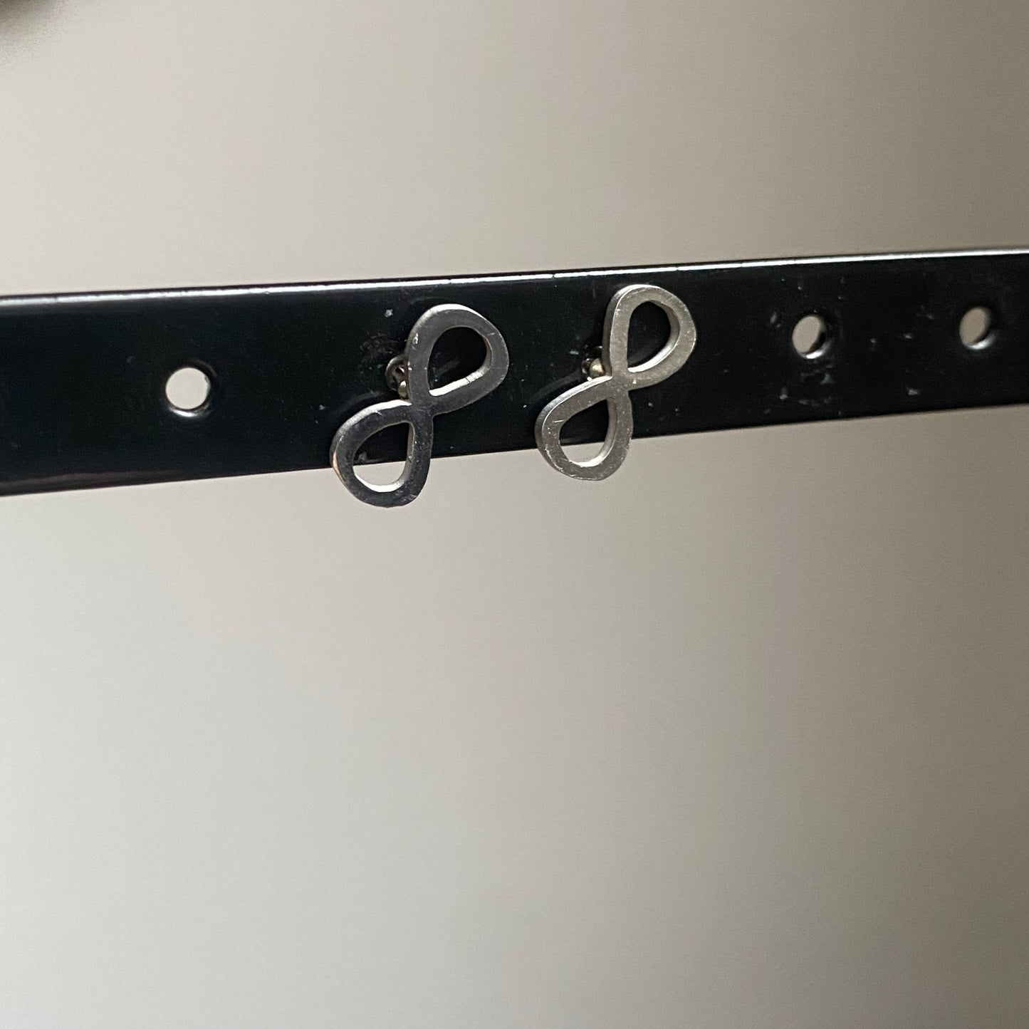 Oorstuds infinity Zilver