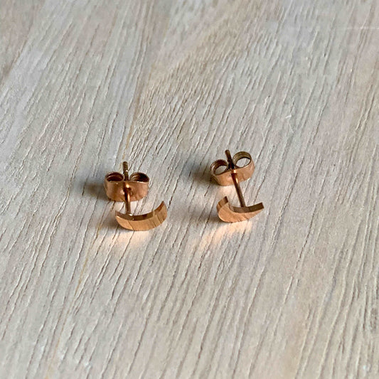 Oorstuds maantjes Roségoud