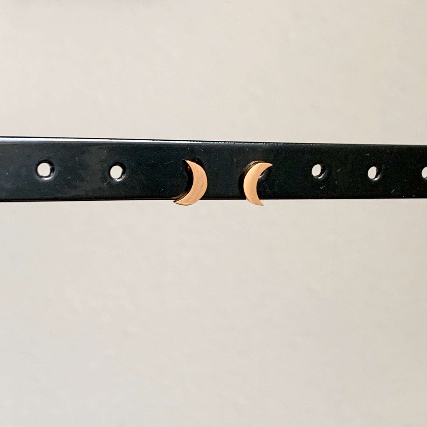 Oorstuds maantjes Roségoud