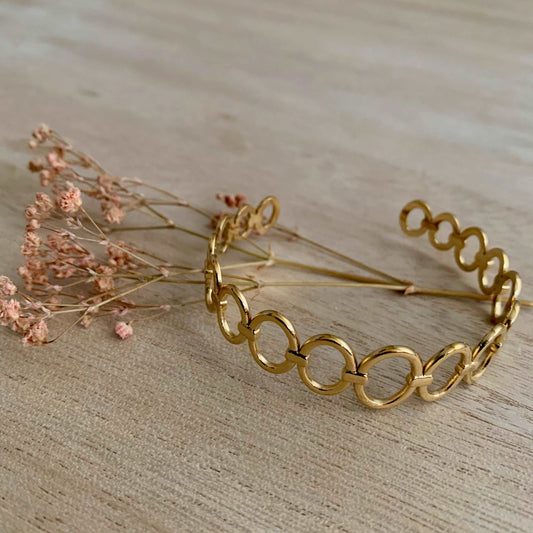Bangle ovaaltjes Goud