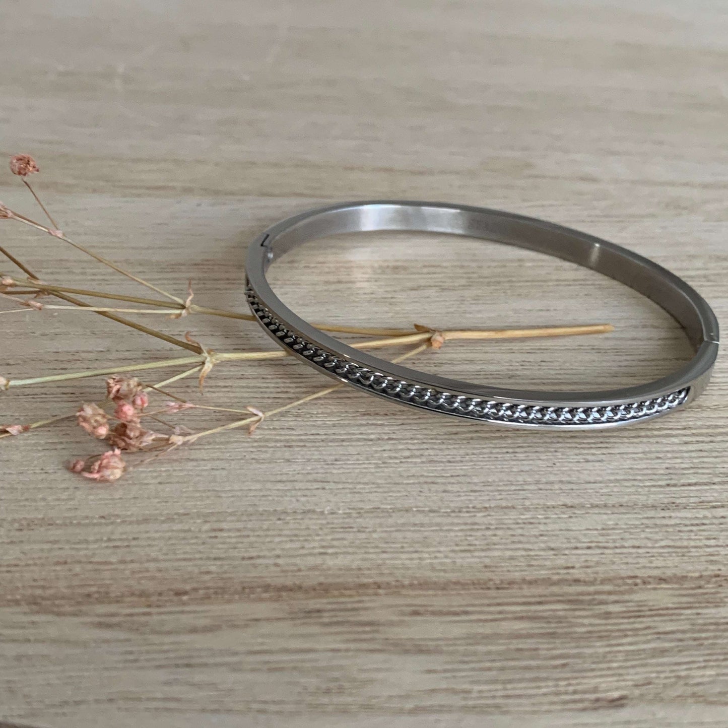 Bangle Zilver schakelketting