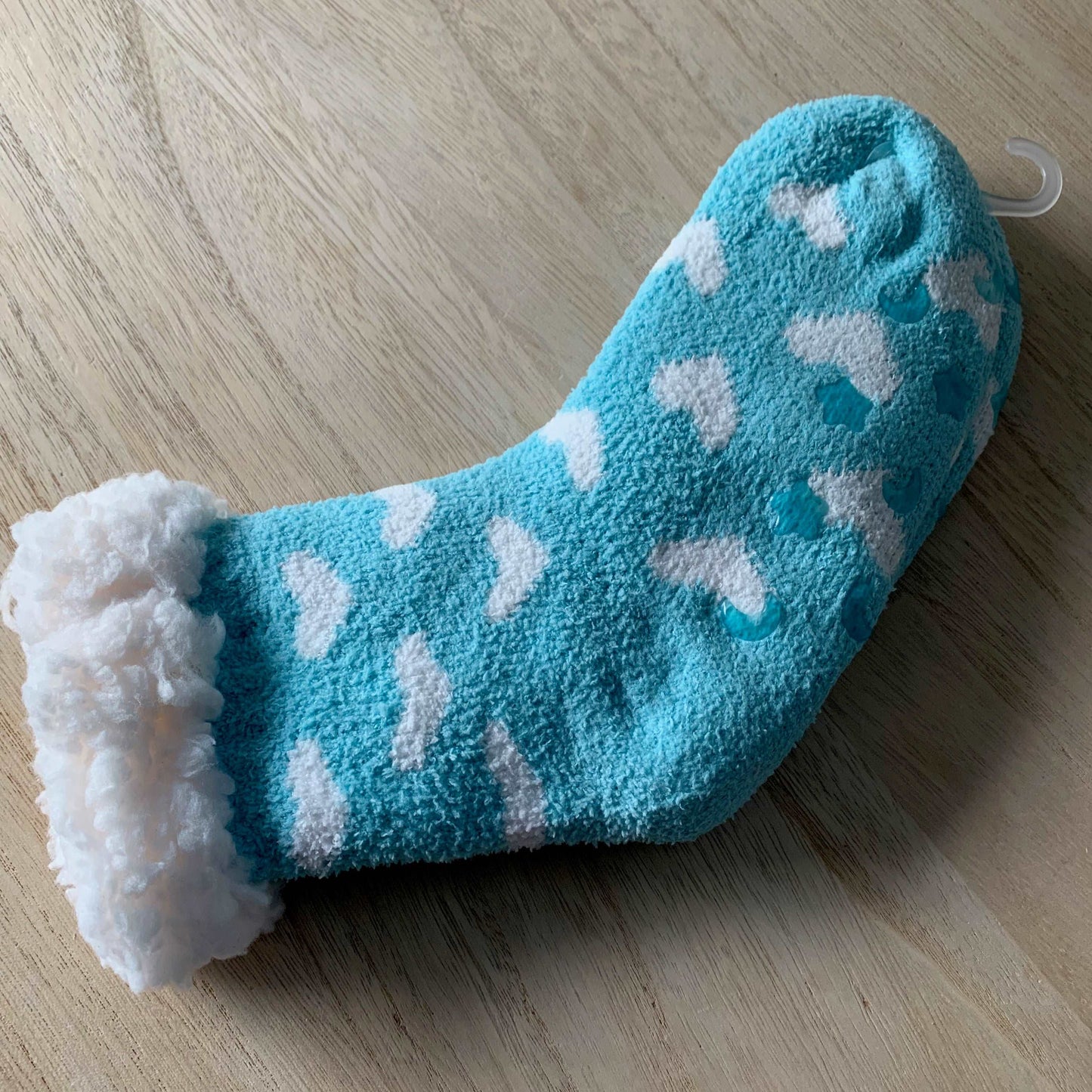 Wintersok gevoerd Kids Turquoise 32-25