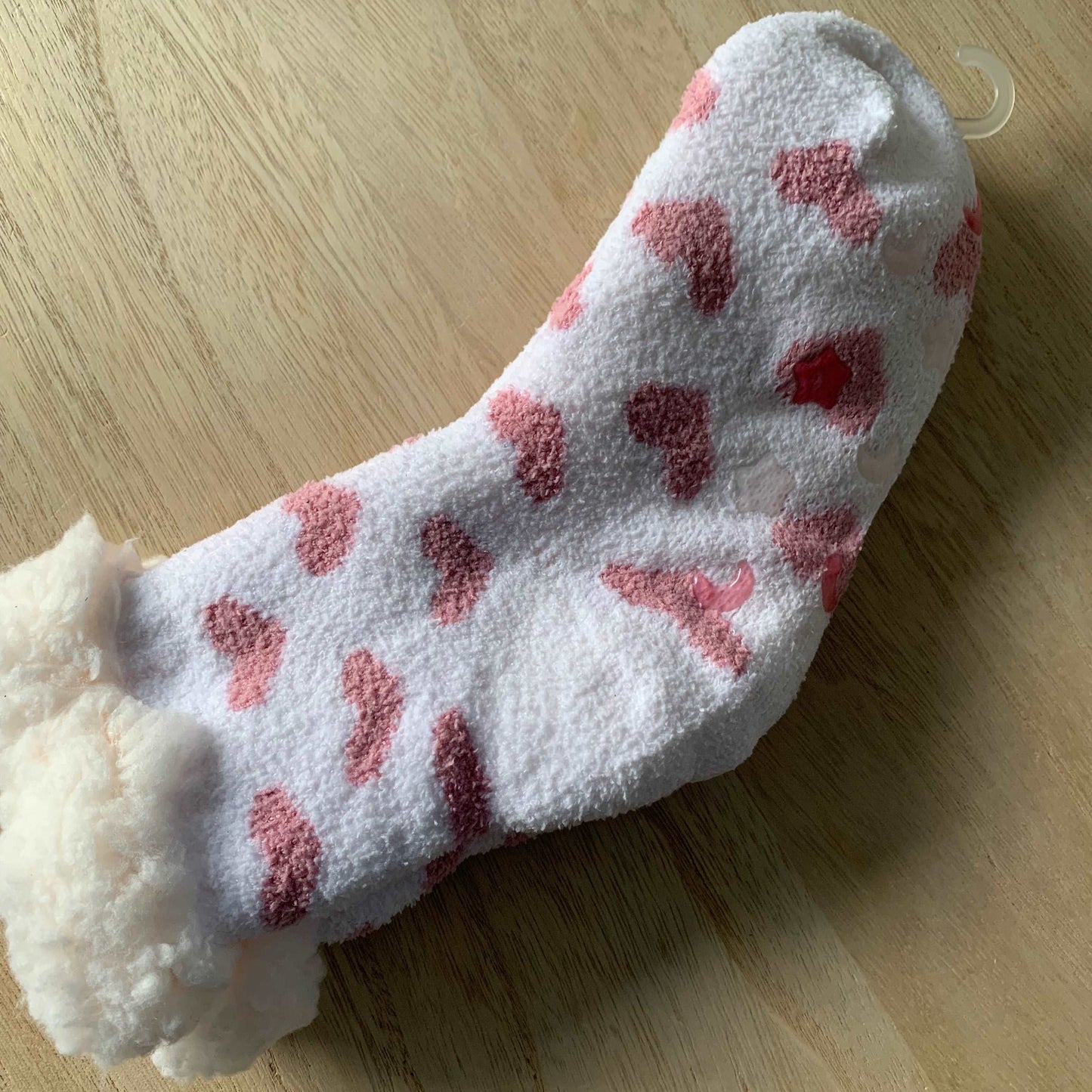 Wintersok gevoerd Kids Wit/Roze 28-32