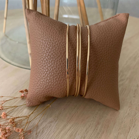 Bangle 'trio lines' Goud