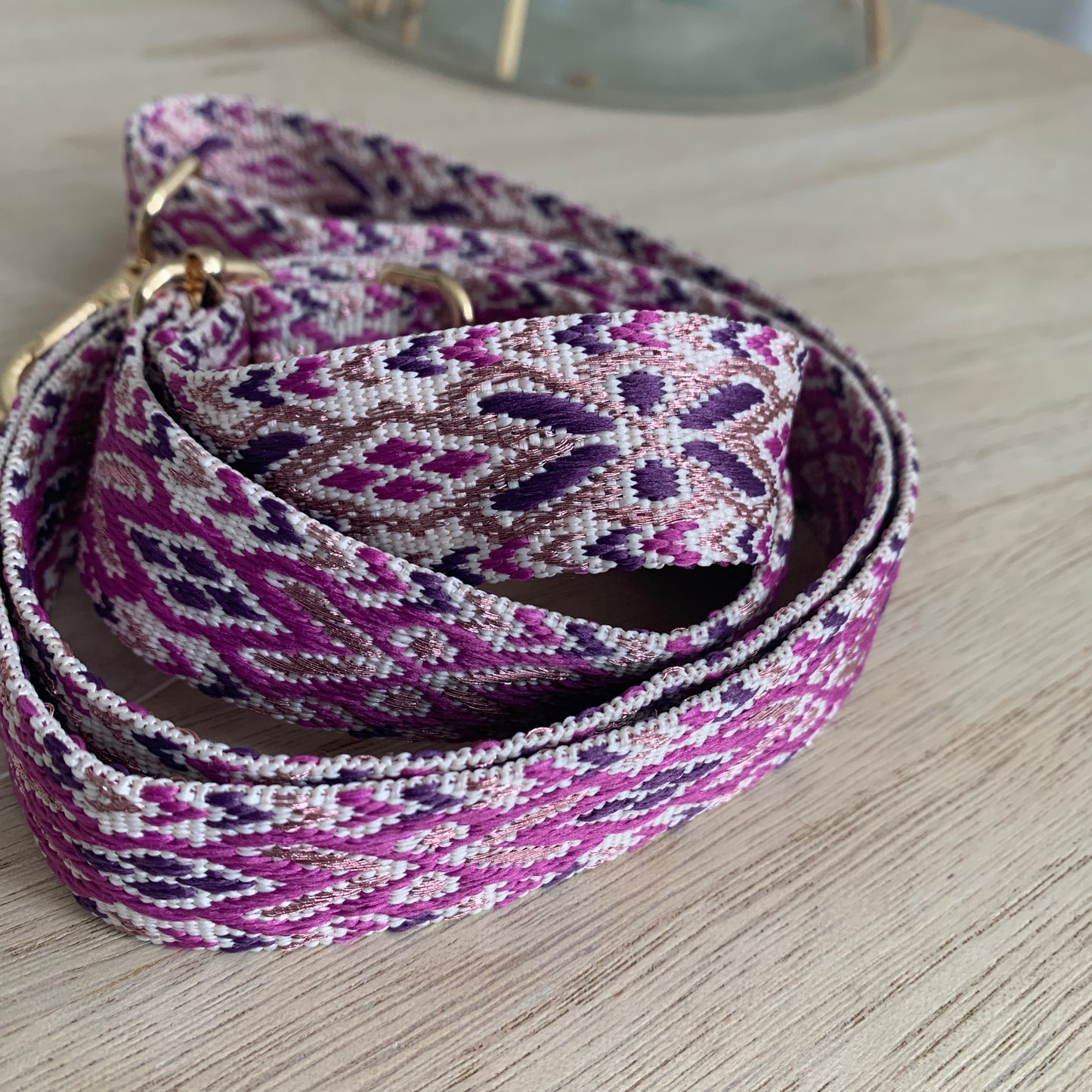 Telefoonband/Tasband Paars/Roze