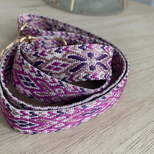 Telefoonband/Tasband Paars/Roze