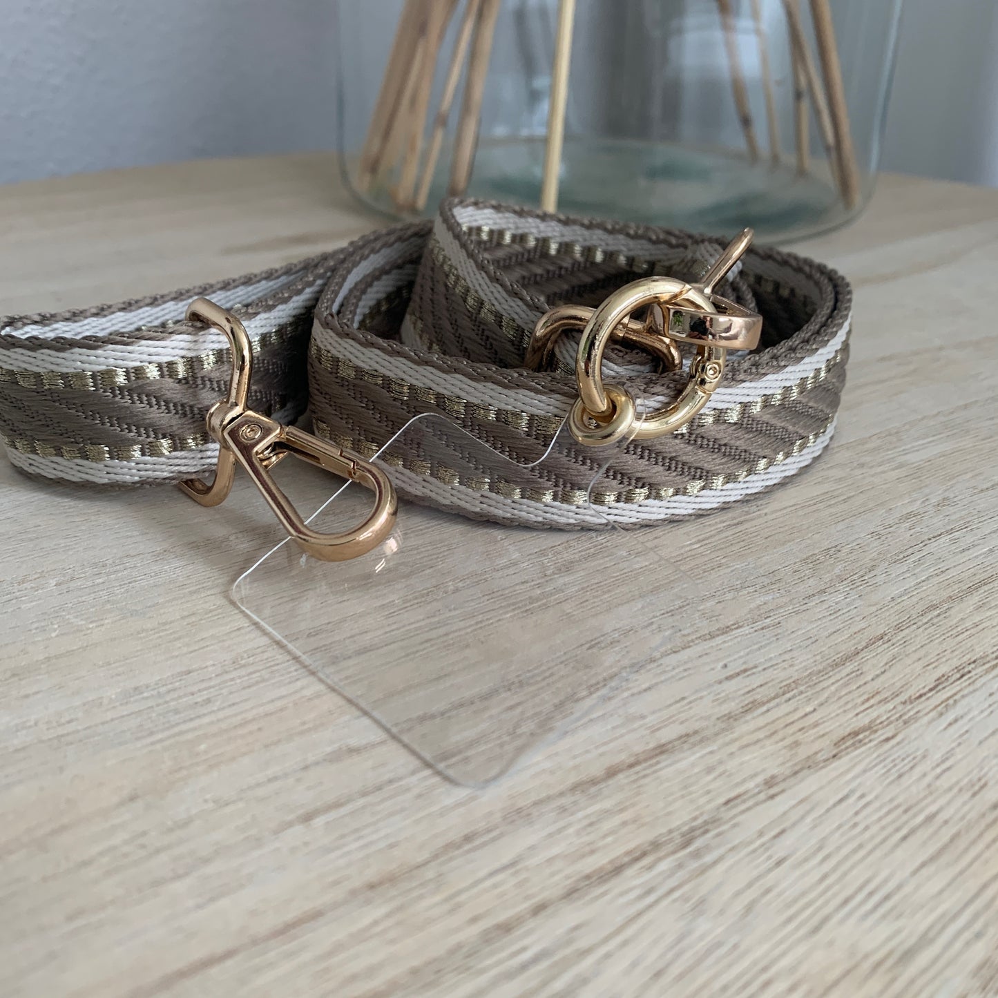Telefoonband/Tasband Taupe/Beige