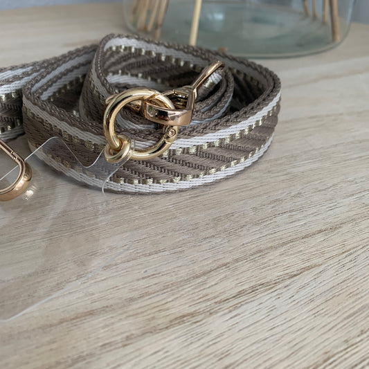 Telefoonband/Tasband Taupe/Beige