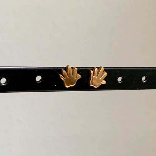 Oorstuds handje Rosé goud