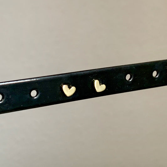 Oorstuds mini hartjes Goud