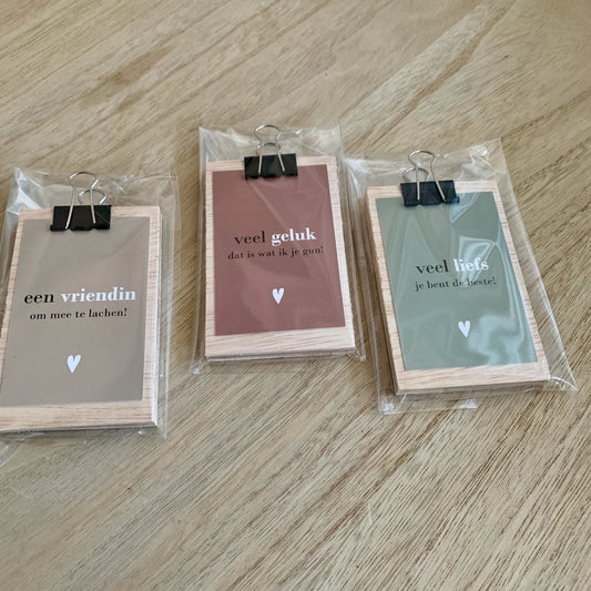 Klembord- Een vriendin