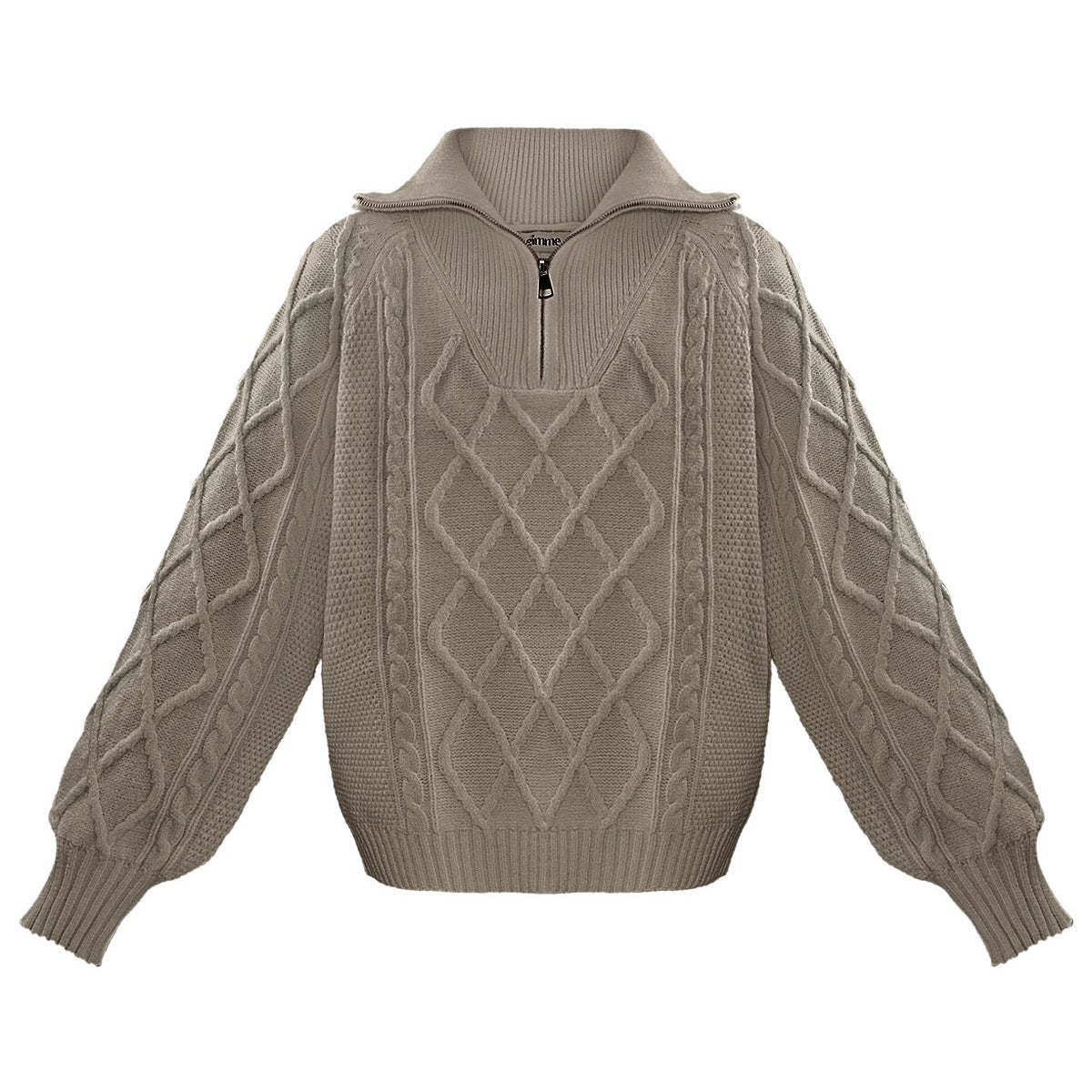 Soft Shade trui Taupe maat S/M