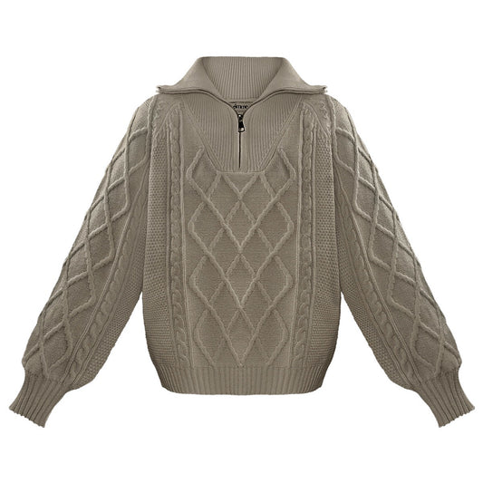 Soft Shade trui Taupe maat S/M