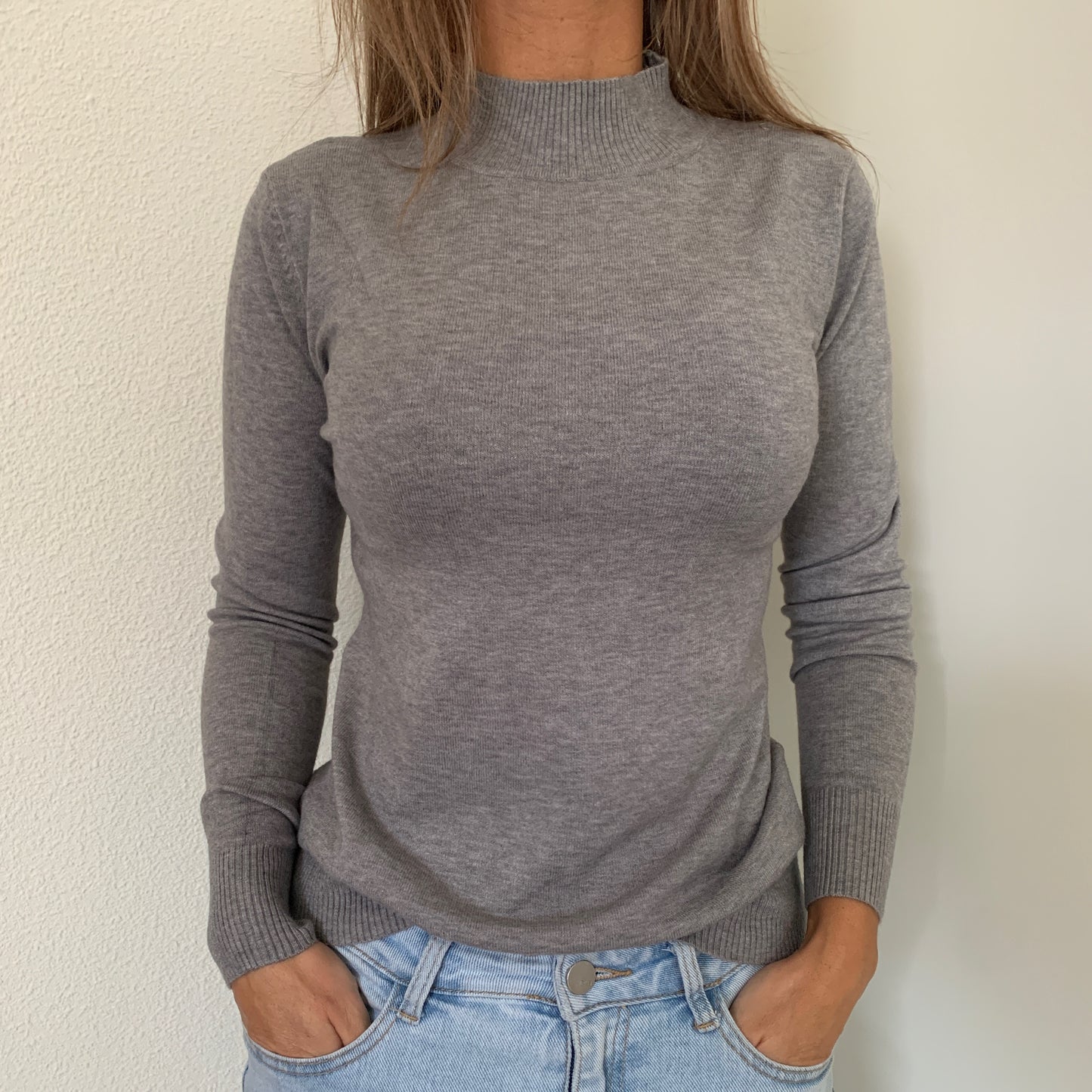 Stijlvolle top Grijs XS-S-M