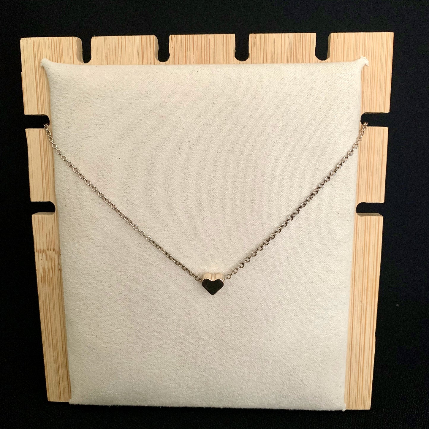 Kettinkje met mini hartje Zilver