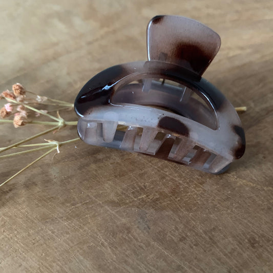 Haarklem Half rond Cheetah Vibes klein