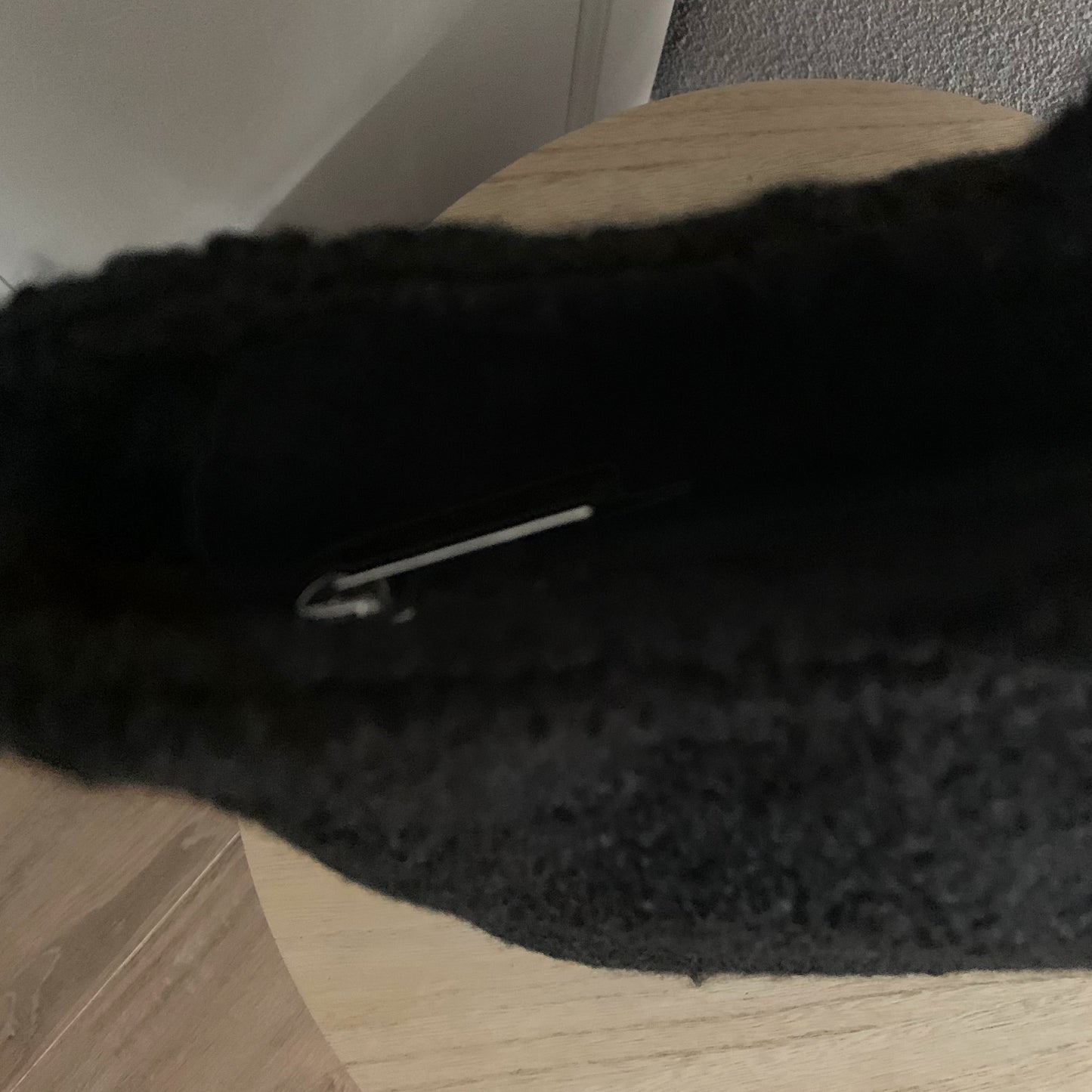 Teddy Tas Zwart met rits