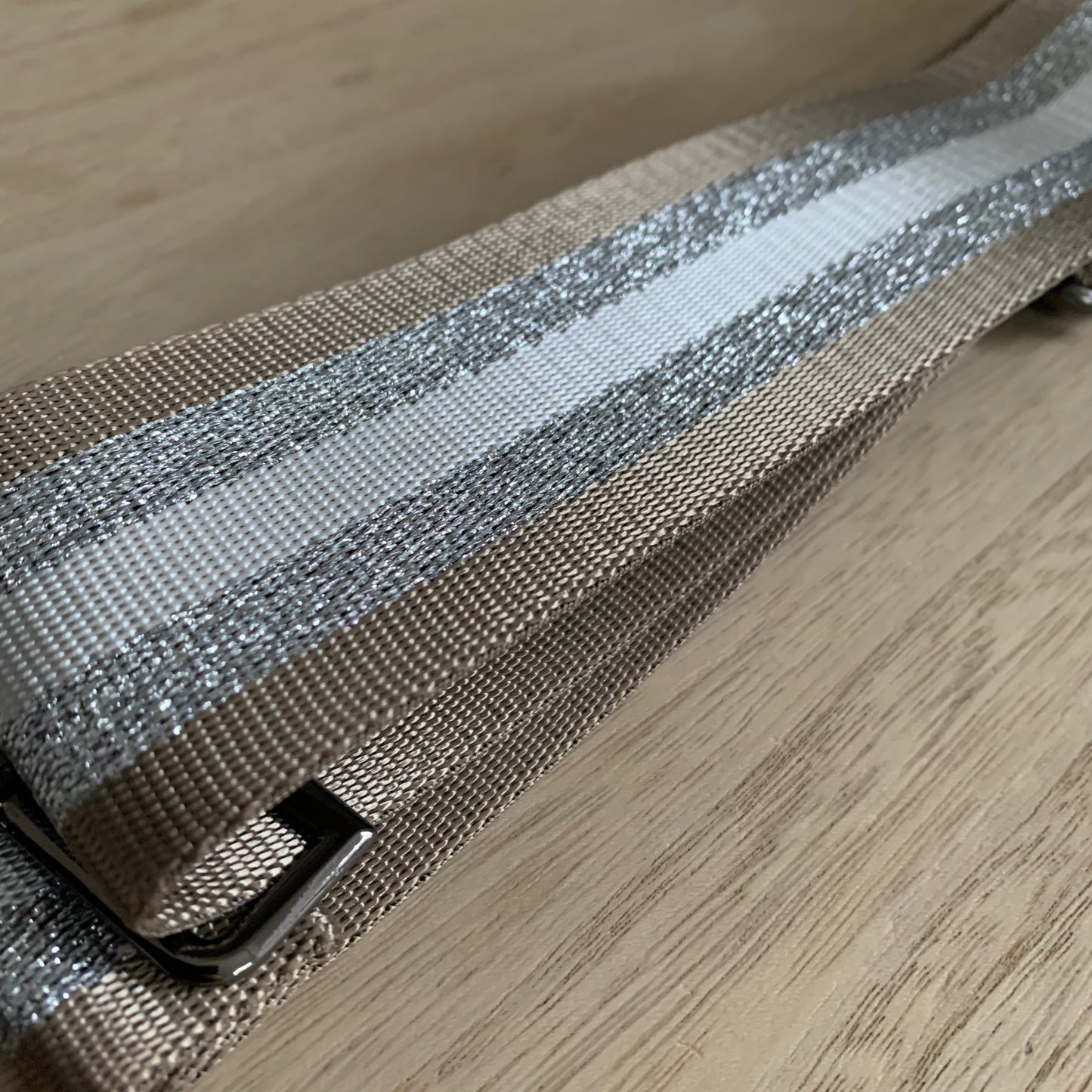 Schouderband breed Brons/Beige/Zilver